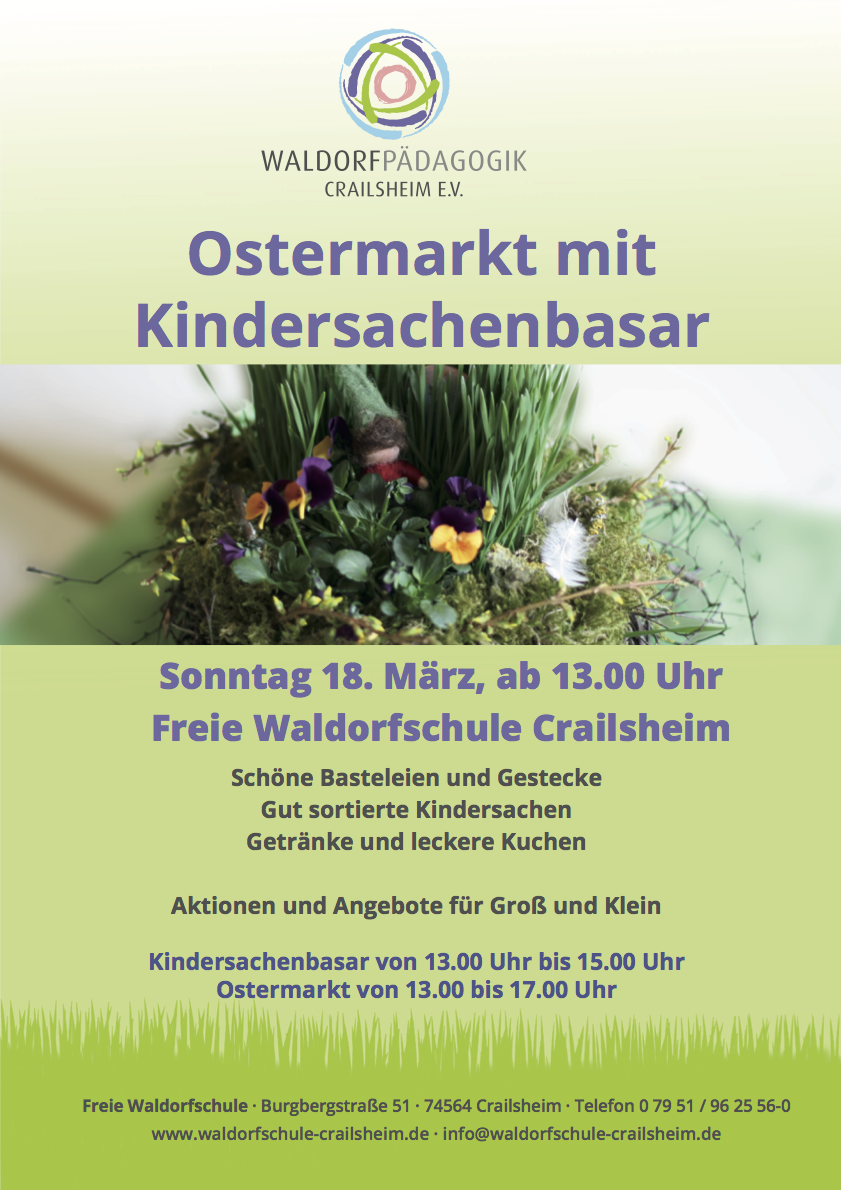 Plakat Ostermarkt 2018
