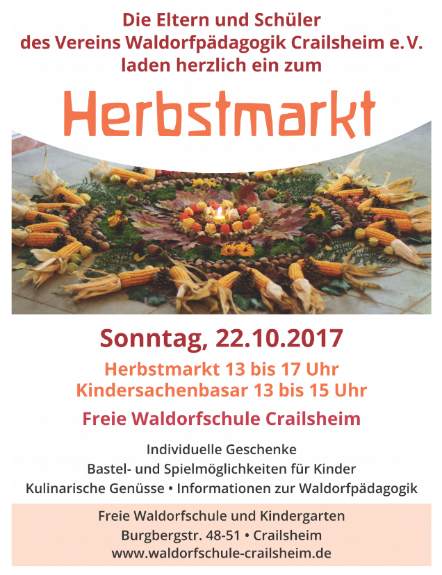 Plakat Herbstmarkt