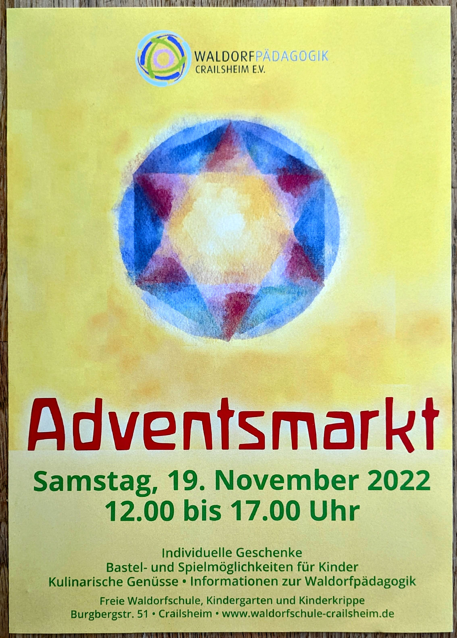 Plakat Adventsmarkt 2022