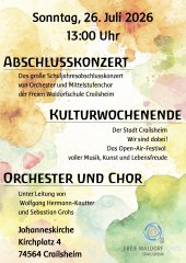 Plakat Kulturwochenende